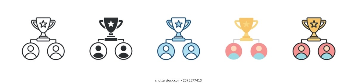 Achievement Icon Set Multiple Style Collection
