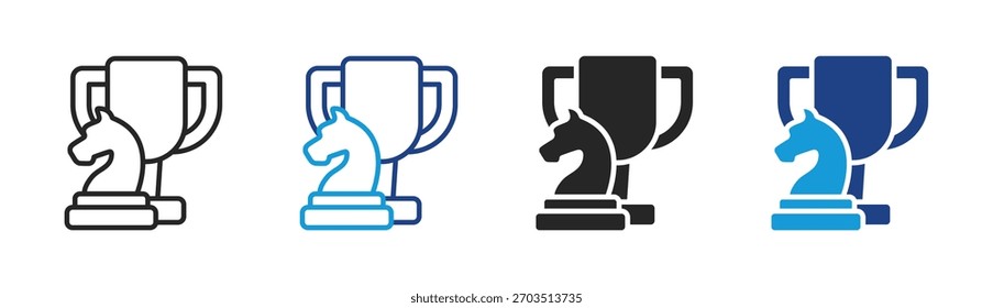 Achievement icon set multiple style collection