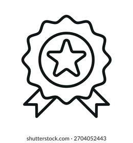 Plantilla de diseño de Vector de icono de logro