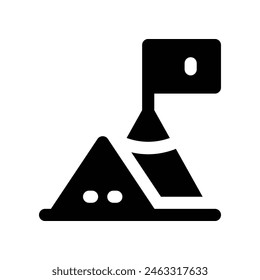 icono de logro. icono de glifo de Vector para tu Sitio web, móvil, presentación y diseño de logotipo.