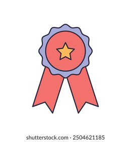 achievement icon vector. success. award icon
