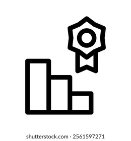Achievement Icon Vector Symbol Design Illustration