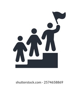 achievement icon. vector.Editable stroke.linear style sign for use web design,logo.Symbol illustration.
