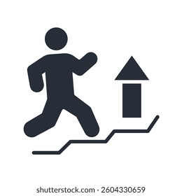 achievement icon. vector.Editable stroke.linear style sign for use web design,logo.Symbol illustration.
