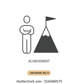 Leistungssymbole für Vektorelemente für Infografiken