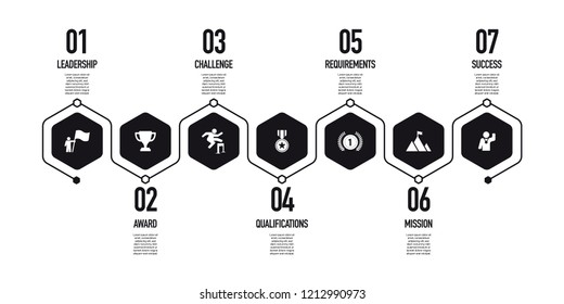 ACHIEVEMENT INFOGRAPHIC CONCEPT