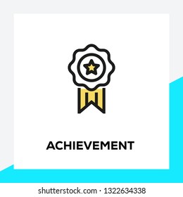 ACHIEVEMENT LINE ICON SET