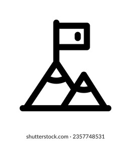 icono de línea de logro. icono vector para tu sitio web, móvil, presentación y diseño de logotipo.