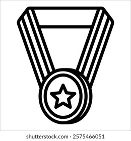 Achievement Medal Icon Element For Design