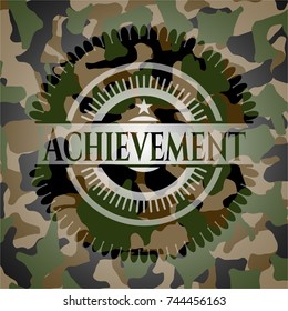 Achievement on camo texture