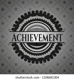 Achievement realistic dark emblem