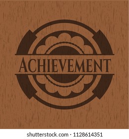 Achievement realistic wood emblem
