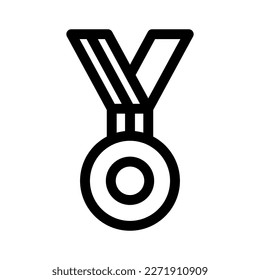 achievement ribbon icon or logo isolated sign symbol vector illustration - high quality black style vector icons