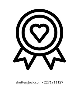 achievement ribbon icon or logo isolated sign symbol vector illustration - high quality black style vector icons