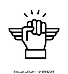 achievement thin line vector icon