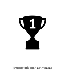 Achievement, Trophy, Champion flat icon. Editable vector 64x64 Pixel. 