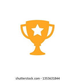 Achievement, Trophy, Champion flat icon. Editable vector 64x64 Pixel.