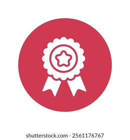 Achievement Vector Glyph Icon. Eps 10 File