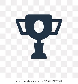 Achievement vector icon isolated on transparent background, Achievement transparency concept can be used web and mobile