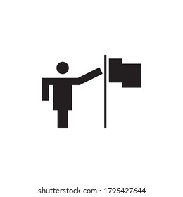 achievement vector icon logo design