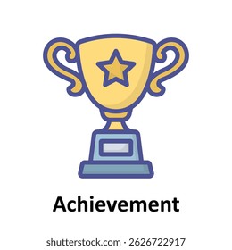 Achievement Vector icon which can easily modify or edit 

