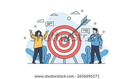 Achieving common objectives through focused effort and teamwork illustrates successful goal attainment in business strategy development