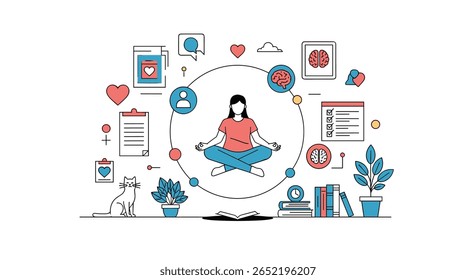 Achieving inner peace and mental clarity through mindful meditation and self care practices