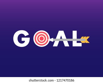 Achieving new goal for new year resolution vector illustration.