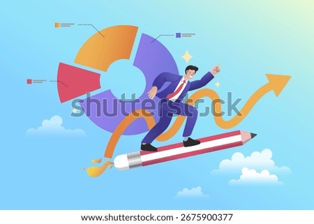 Achieving work-life balance through smart planning. A successful man manages his time between career, family, and health, leading to a better quality of life and overall success.
