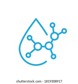 Icono de colocación de ácidos sobre fondo blanco. vector
