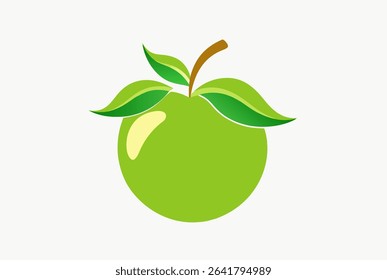 Acid fruit design vector on white background