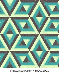 acid geometric seamless pattern, minimalistic polygon art, five colors, each color in a separate group, vector EPS 8