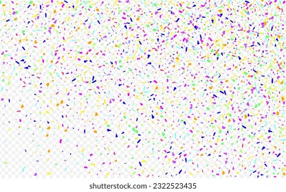 Acid Grain Festive Vector Transparent Background. Trendy Celebration Sand Card. Intense Powder Carnival Design. Cheerful Round Effect Invitation.