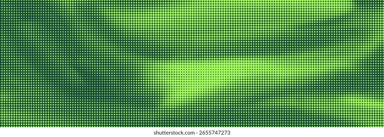 Fundo de néon verde ácido com textura de linhas suaves. Sobreposição gráfica de meio-tom vetorial na vibração da rave dos anos 90.