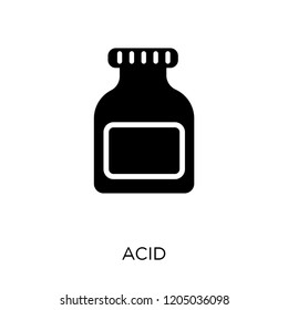 Acid icon. Acid symbol design from Cleaning collection. Simple element vector illustration on white background.