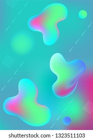 acid neon abstract backdrop