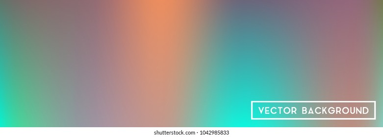 Acid neon horizontal wide headers modern background. Narrow smooth blurred futuristic template. Bright desert hologram contrast backdrop. Blank Holographic spectrum gradient for printed products.