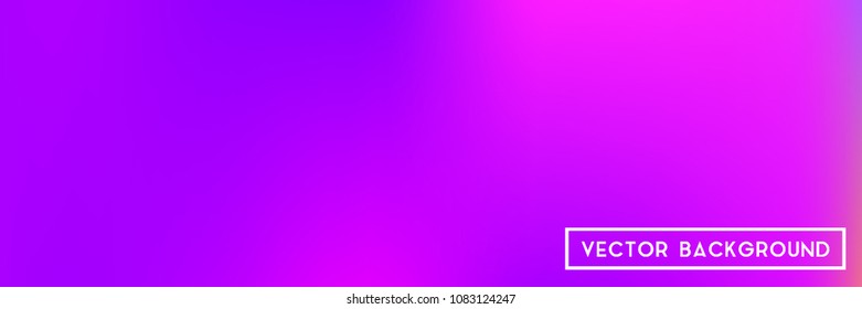 Acid neon horizontal wide headers modern background. Narrow smooth blurred futuristic template. Bright desert hologram contrast backdrop. Blank Holographic spectrum gradient for printed products.