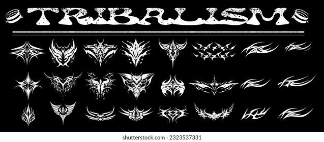 tribal shapes gothic 