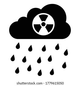 
Acid rain Glyph Style vector icon which can easily modify or edit
