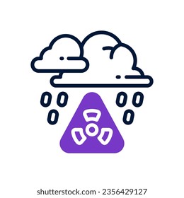 acid rain icon for your website, mobile, presentation, and logo design.