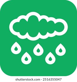 Acid Rain Vector Icon Design Illustration
