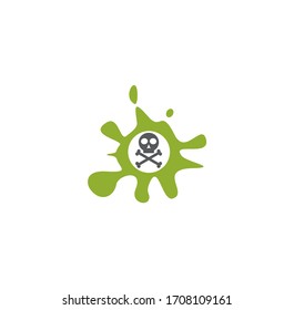 Acid related icon on background for graphic and web design. Creative illustration concept symbol for web or mobile app.