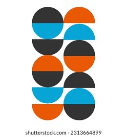acid style. Retro futuristic design elements, perspective grid, tunnel, circle. Brutalist art inspired graphic template made with bold typography. Vector