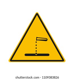 acid warning vector sing