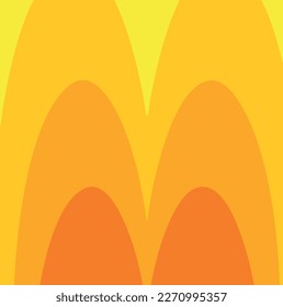 Acid wave rainbow line background in the 1970s 1960s hippie style