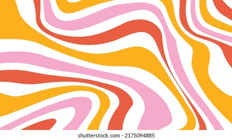 acid wave rainbow line backgrounds in 1970s 1960s hippie style. y2k wallpaper patterns retro vintage 70s 60s groove. psychedelic poster background collection. vector design illustration.