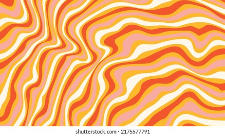 acid wave rainbow line backgrounds in 1970s 1960s hippie style. y2k wallpaper patterns retro vintage 70s 60s groove. psychedelic poster background collection. vector design illustration.