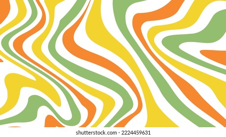 acid wave rainbow line backgrounds in 1970s 1960s hippie style. y2k wallpaper patterns retro vintage 70s 60s groove. psychedelic poster background collection. vector design illustration.