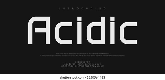 Acidic modern stylish small alphabet letter logo design